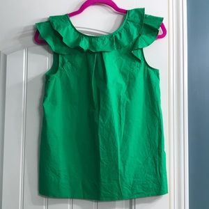 Green J Crew top